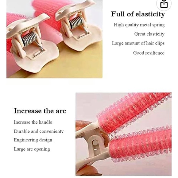 Volumizing Hair Clips, 8 pieces Brand new - Picture 3 of 6